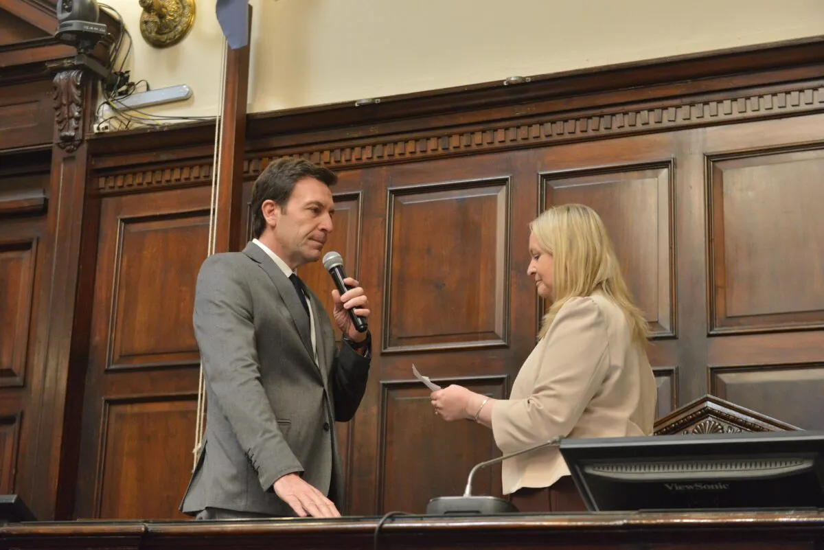 Mauricio Sat tras ser elegido vicepresidente del Senado de Mendoza