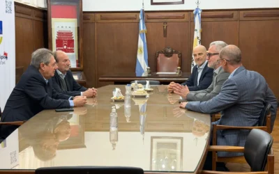 Omar Félix recibió a autoridades de la Universidad de Mendoza por las jornadas de juicio por jurado