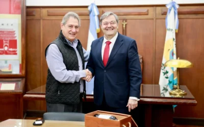 Omar Félix recibió al nuevo cónsul general de España en Mendoza
