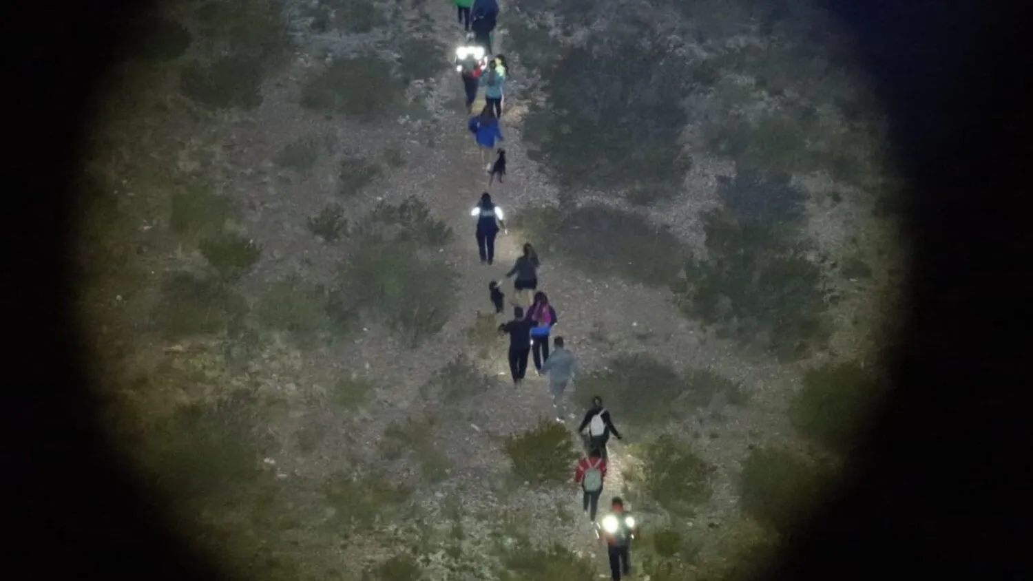 La geolocalización permitió ubicar con precisión al grupo de 12 personas.