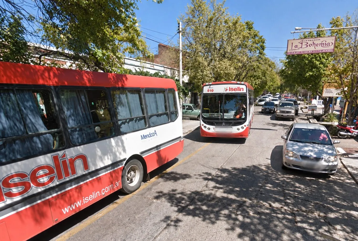 Paradas de colectivos San Rafael