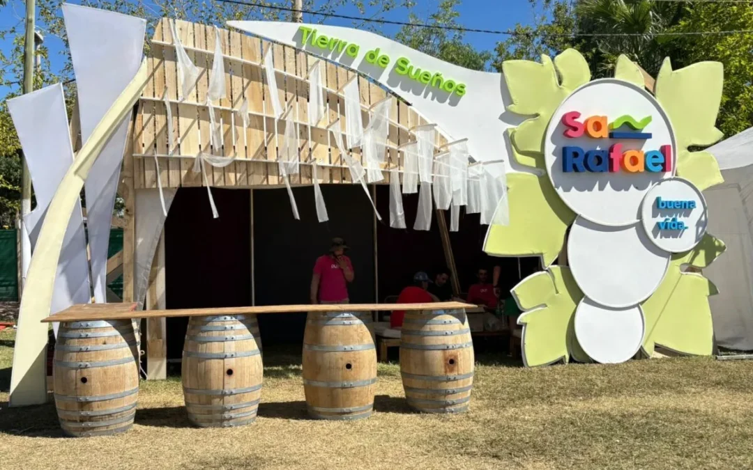 Paseo Federal: comenzó a full la actividad en el stand de San Rafael