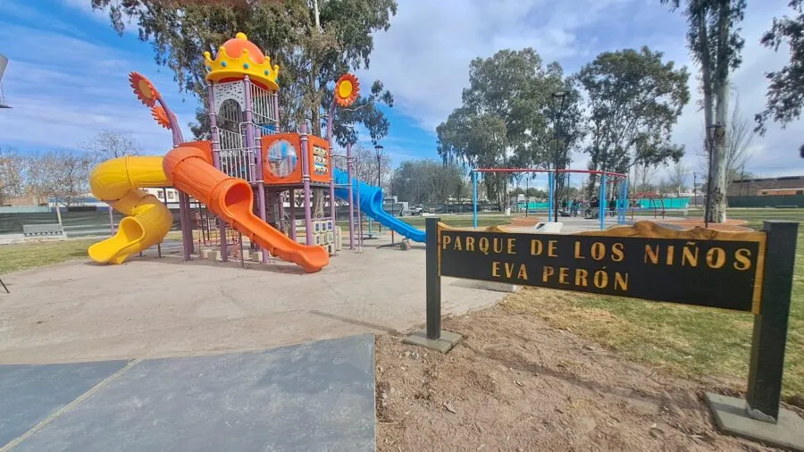 Este domingo se inaugura el nuevo parque infantil de Villa Atuel