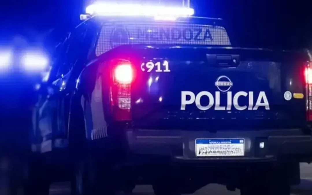 Regresó a su casa y se encontró con una pareja de ladrones sobre el tapial