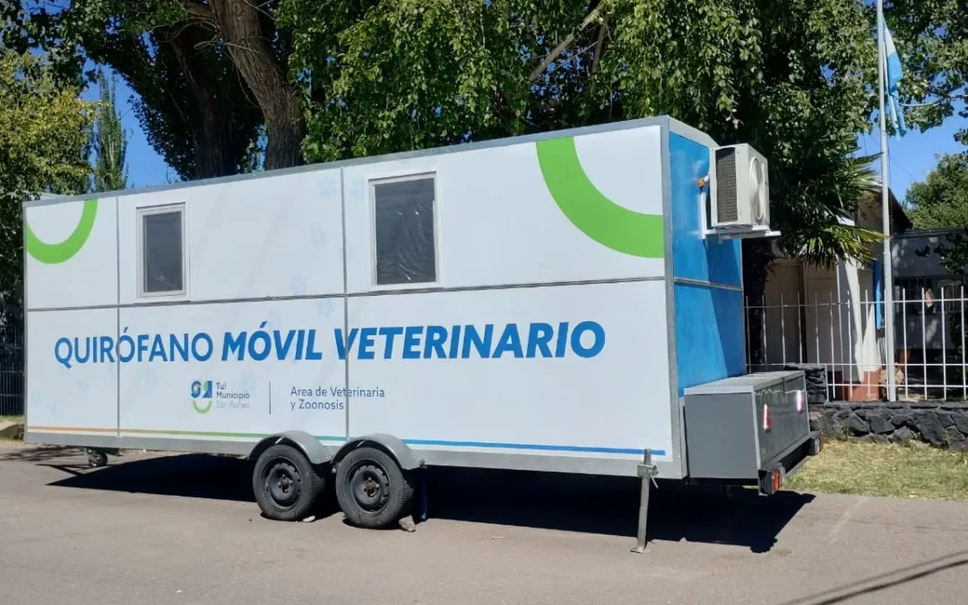 El quirófano móvil llegó a Jaime Prats y refuerza la política de castración gratuita en San Rafael