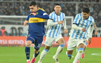 Liga Profesional: Racing y Boca igualaron 1-1 en Avellaneda