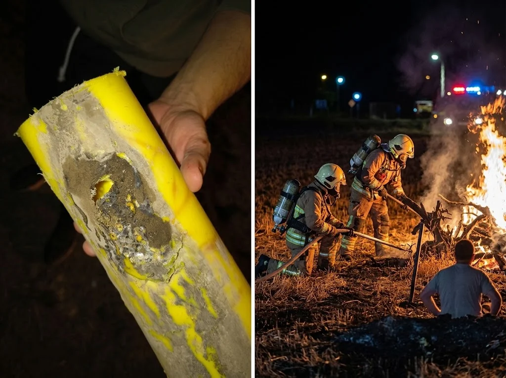 El fuego se produjo luego de registrarse una pérdida de gas natural.