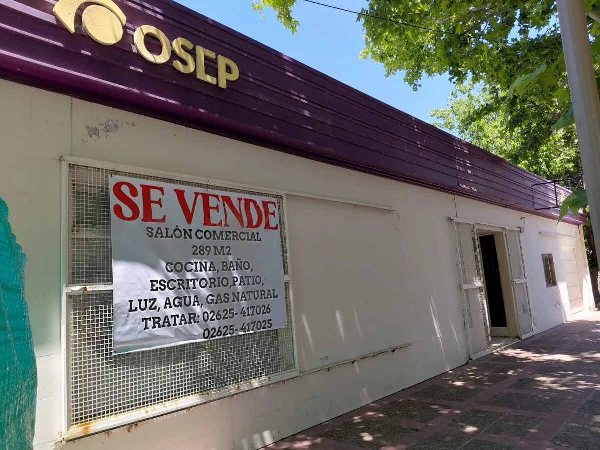 La sede actual de OSEP en Villa Atuel, cuyo futuro generó preocupación en la comunidad.