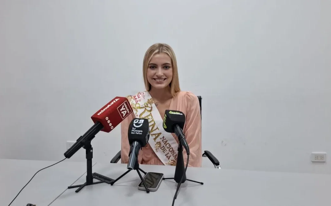 Azul invitó a los sanrafaelinos a acompañarla en su bienvenida a San Rafael