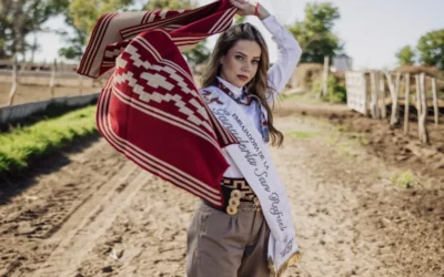 Julieta se prepara para representar a San Rafael en la Fiesta de la Ganadería