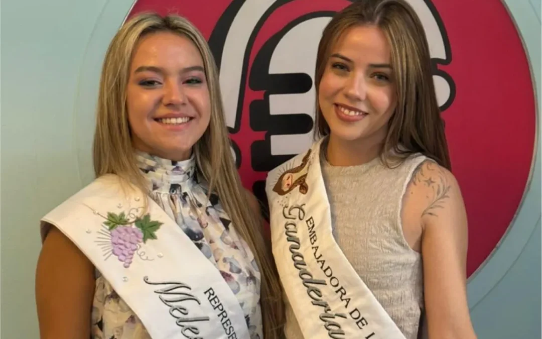 Vendimia, compromiso y proyectos: las representantes departamentales visitaron los estudios de LV18