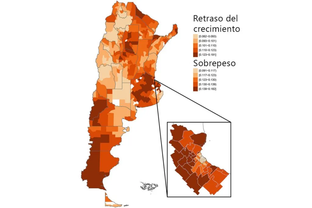 Los especialistas detectaron fuertes desigualdades regionales en Argentina.