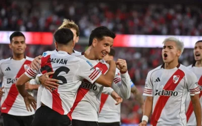Liga Profesional: River goleó a Belgrano en el Monumental