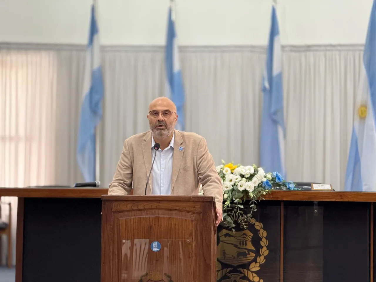 Samuel Barcudi en el Concejo Deliberante