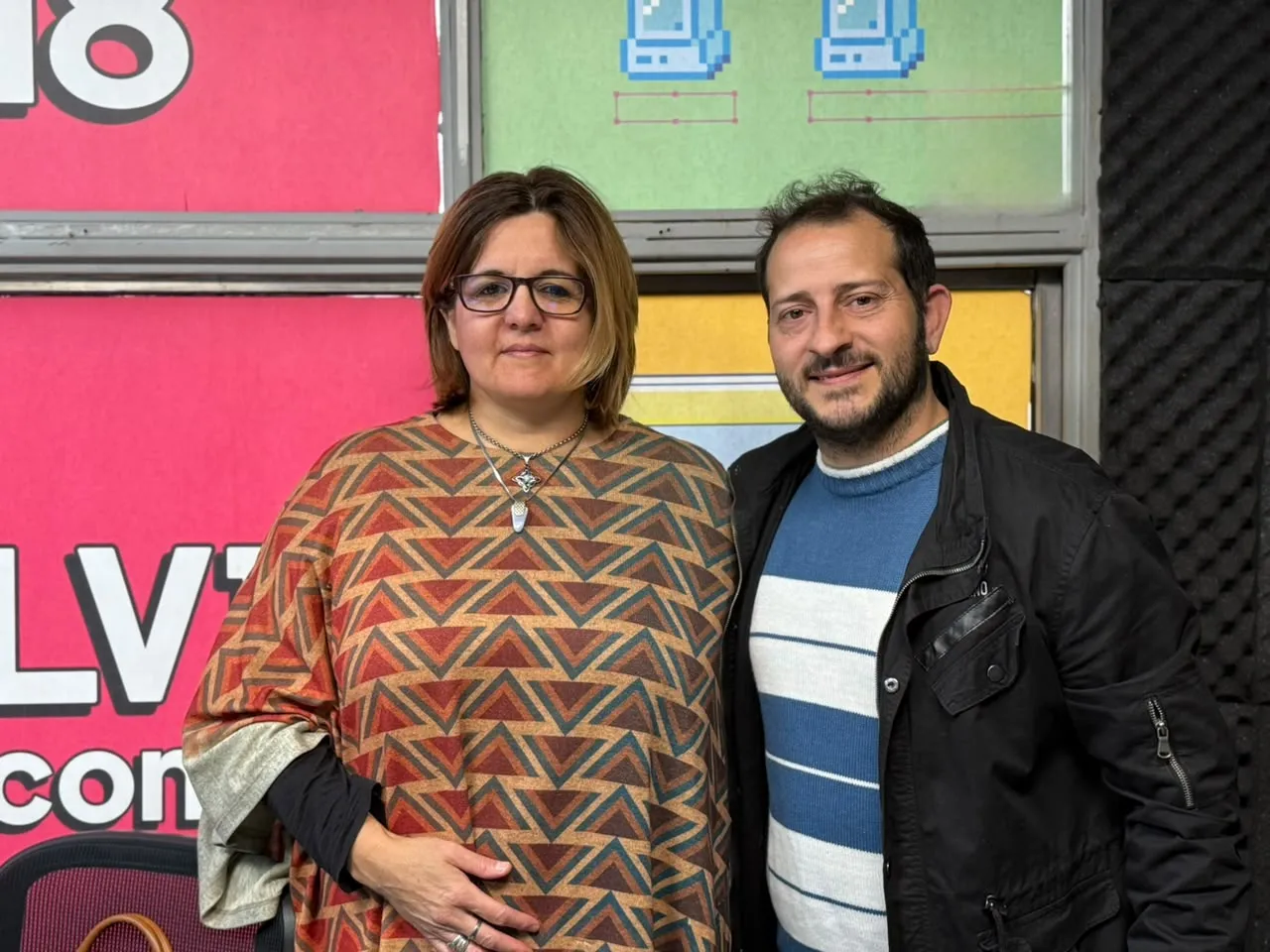 Sandra Mesa y Carlos Giurdanella, referentes de la jornada de capacitación en emergencias escolares de San Rafael.