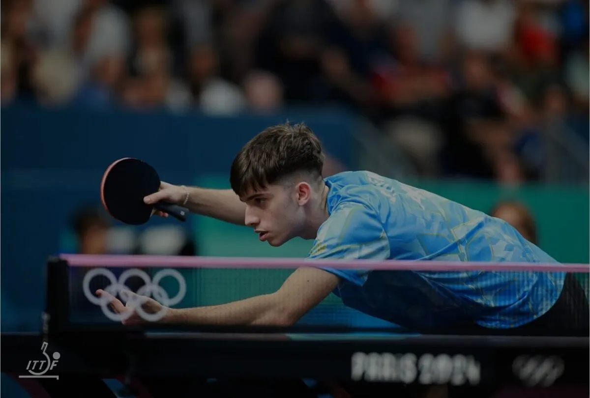 Santiago Lorenzo en la Copa América de tenis de mesa