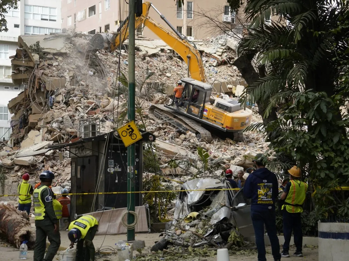 Edificios colapsados muestran la magnitud de la tragedia que golpeó a Venezuela.
