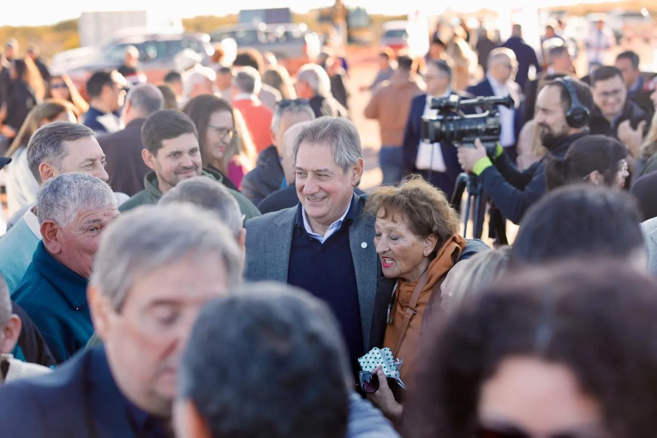 La emoción de los vecinos marcó la inauguración del nuevo gasoducto de San Rafael.