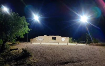 Nuevas luces para el pórtico de ingreso a la Villa 25 de Mayo