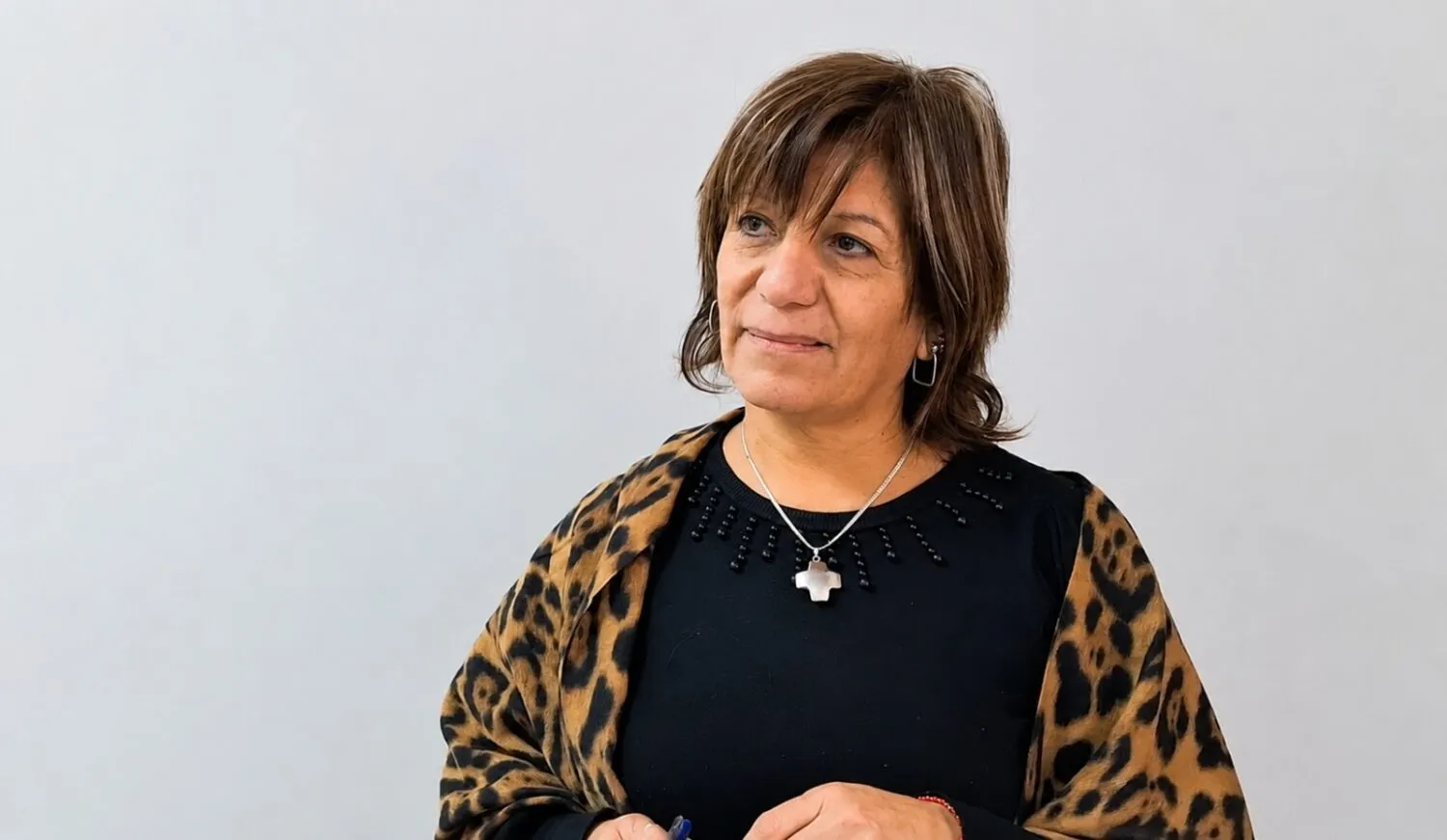 Viviana Pizarro, integrante de la Unión Vecinal Capitán Montoya Bohemios, explicó los detalles del relevamiento para avanzar con el proyecto de gas natural en Las Paredes.