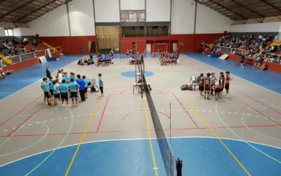 Gran convocatoria y alto nivel en el Torneo Vendimia de vóley formativo