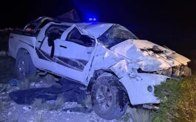 Cinco personas lesionadas tras un vuelco en Agua Escondida