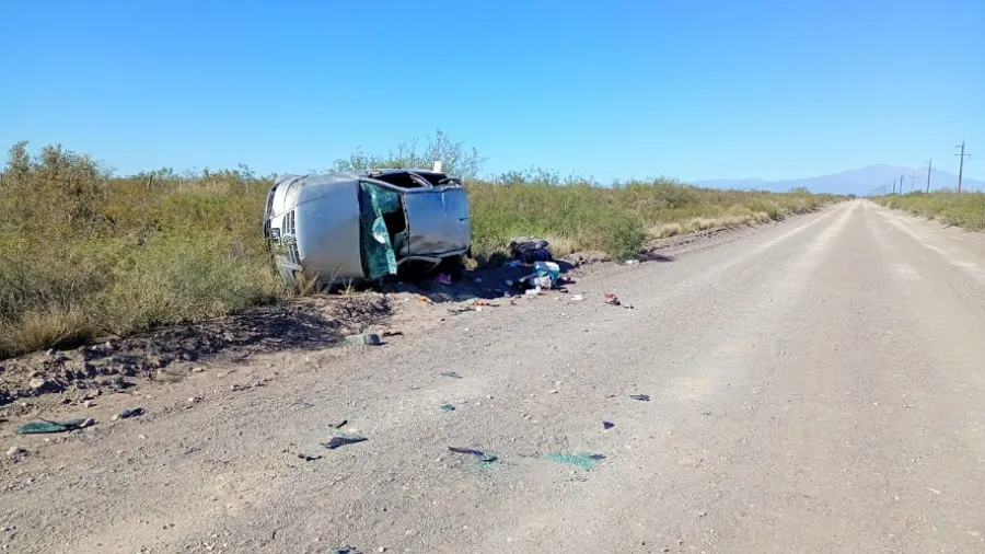 Mujeres lesionadas luego de un vuelco en ruta 190